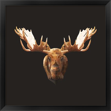 Framed Moose Print