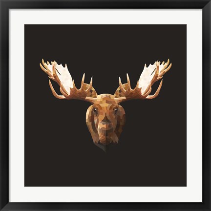 Framed Moose Print