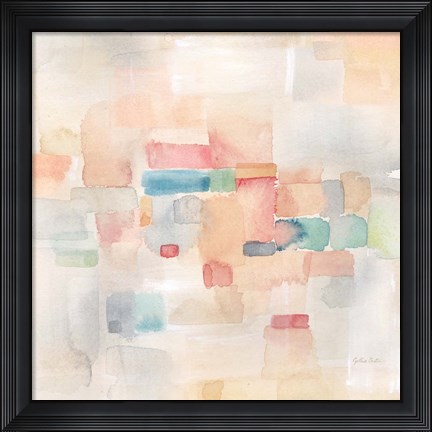 Framed Desert Dreams Square I Print