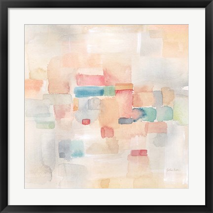 Framed Desert Dreams Square I Print