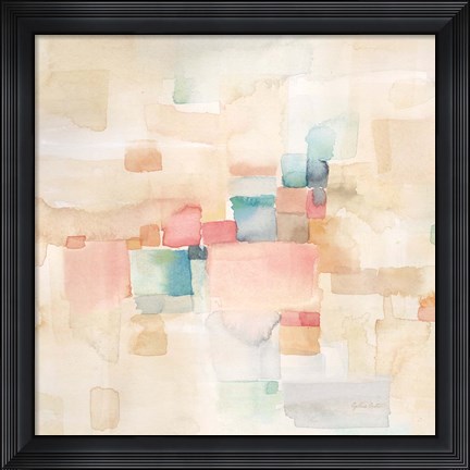 Framed Desert Dreams Square II Print