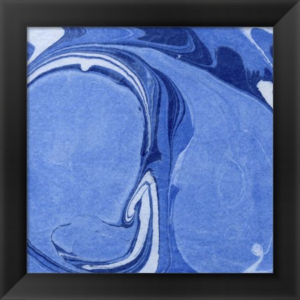 Framed Blue Marble Quad III Print