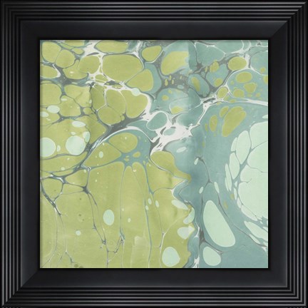 Framed Turquoise Marble IV Print