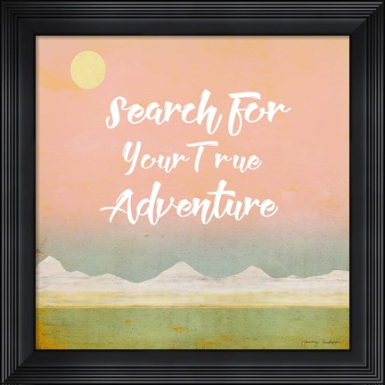Framed Search for Adventure II Print