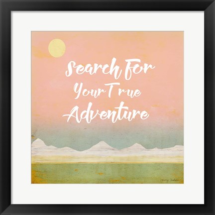 Framed Search for Adventure II Print