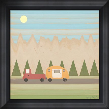 Framed Search for Adventure III Print