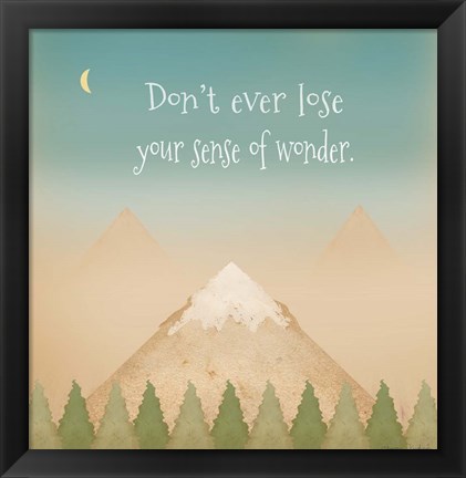 Framed Sense of Wonder II Print