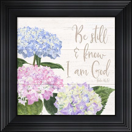 Framed Abundant Blooms I Print