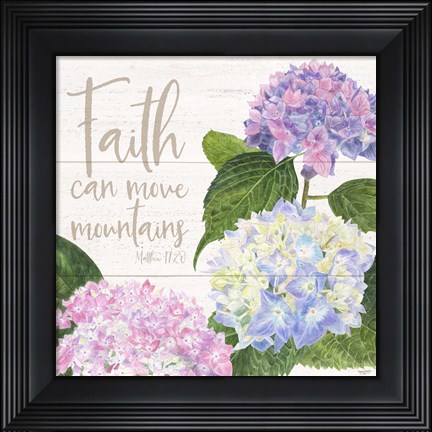 Framed Abundant Blooms III Print