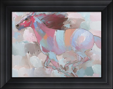 Framed Racing the Wind Print