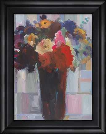 Framed Touch of Pink Print