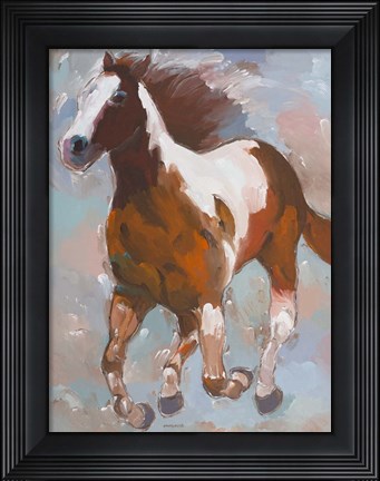 Framed Painted Horse #2 Print