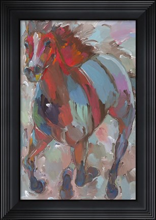 Framed Red Warrior Print