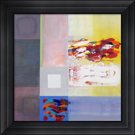 Framed Storm on the Plaza Print
