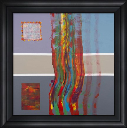 Framed Color Storm Route Print