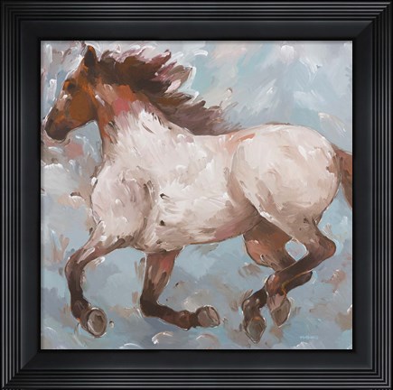 Framed Roan Runner Print