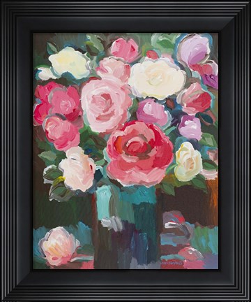 Framed Rose Garden Print