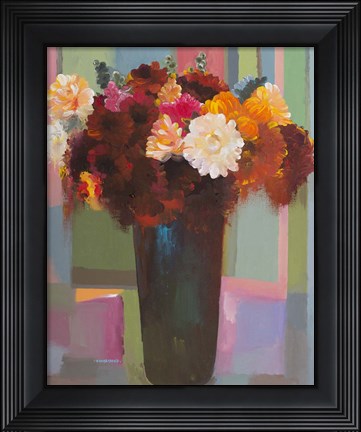 Framed Bouquet of Many Colors Print