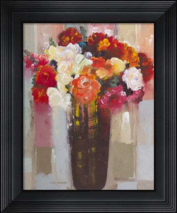 Framed Rose Romance Print