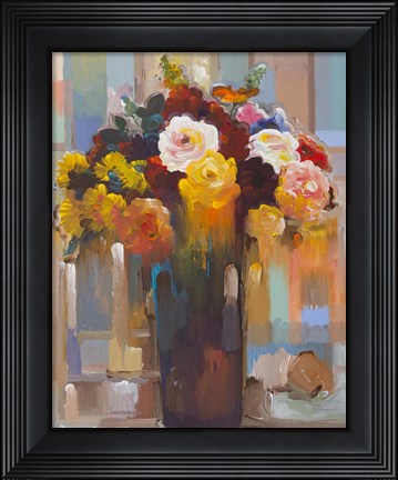 Framed Golden Bouquet Print