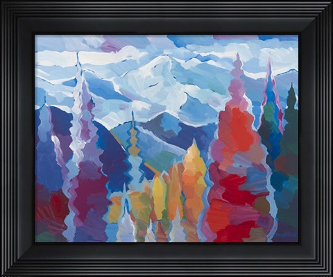 Framed Points of Reverie Print