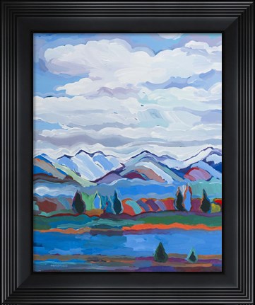 Framed Color and Clouds #6 Print