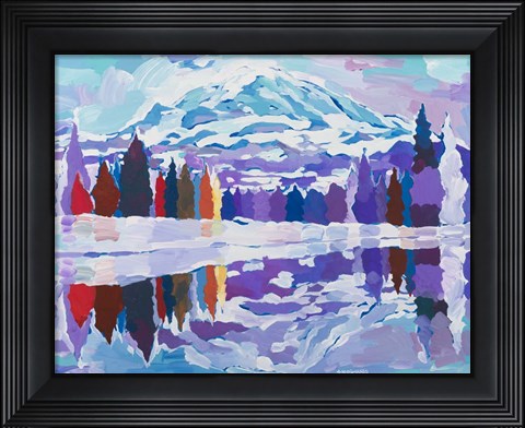 Framed Nature&#39;s Reflection Print