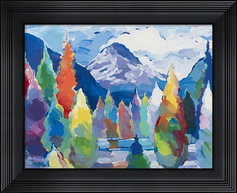 Framed Glacier Legacy #5 Print