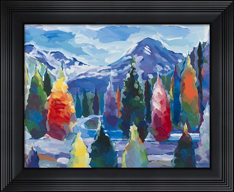 Framed Glacier Legacy #4 Print