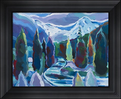 Framed Glacier Legacy #8 Print
