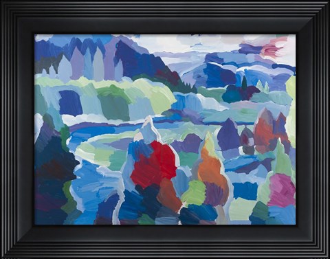 Framed Color &#39;round the Bend Print