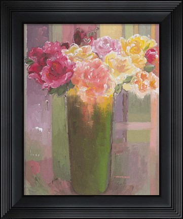 Framed Romantic Roses Print