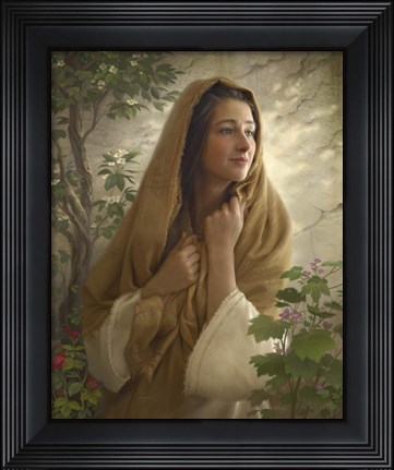 Framed Mary Kept All These Things Print