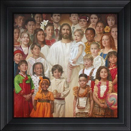Framed I Am a Child of God Print