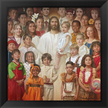 Framed I Am a Child of God Print