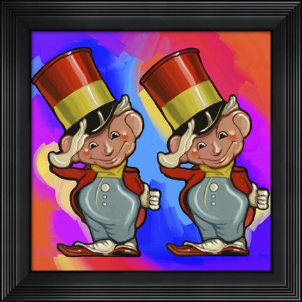Framed Pop Art Elf Majors Print