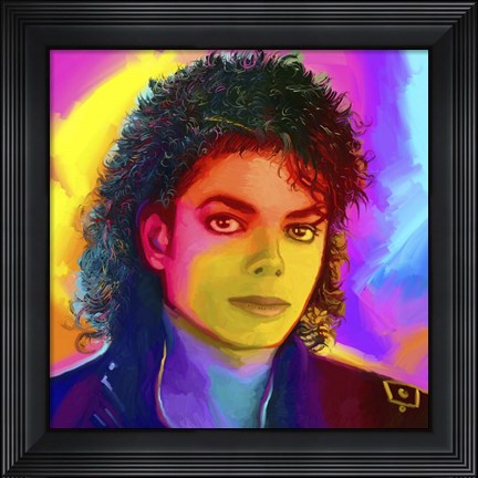 Framed Michael Jackson Pop Art Print