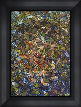 Framed Deconstructed Portrait of a Woman Print