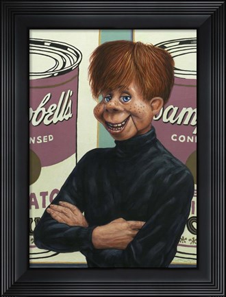 Framed Howdy Andy Doody Print