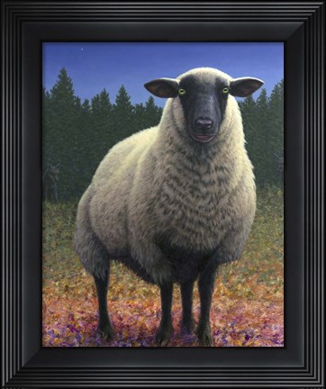 Framed Lost Sheep Print