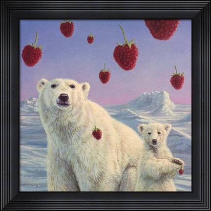Framed Polar Berries Print