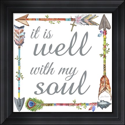 Framed Spiritual Arrows C Print
