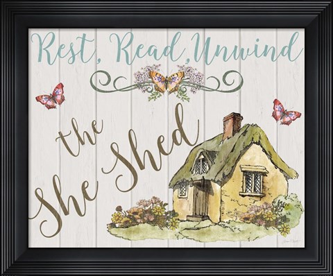 Framed She Shed - A Print