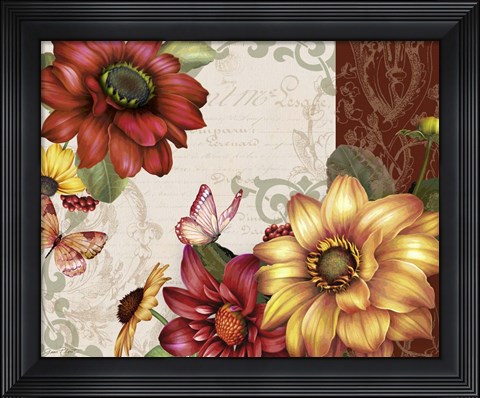 Framed Autumn Bouquet-A Print