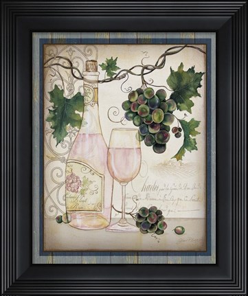 Framed Chateau Plout Wine-C Print