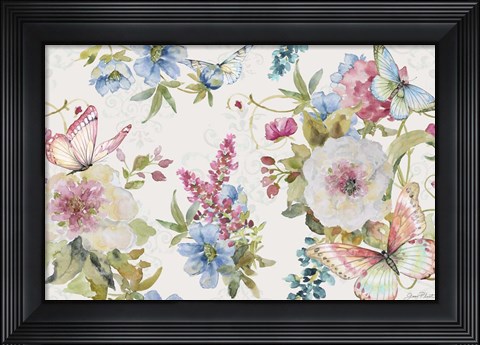 Framed Garden Bliss I Print