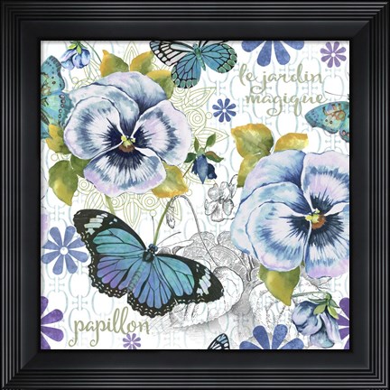 Framed Garden Magic II Print