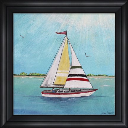 Framed Summer Breeze II Print