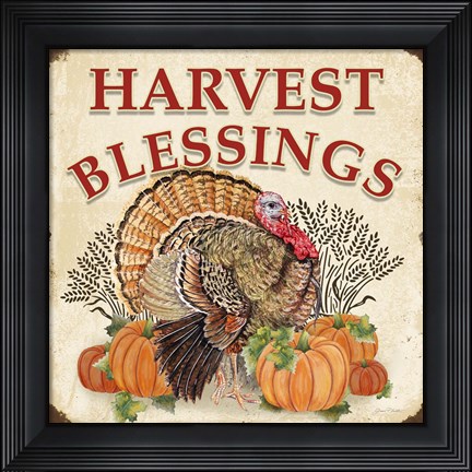 Framed Thanksgiving-F Print