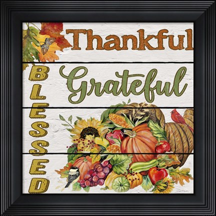 Framed Thanksgiving-H Print